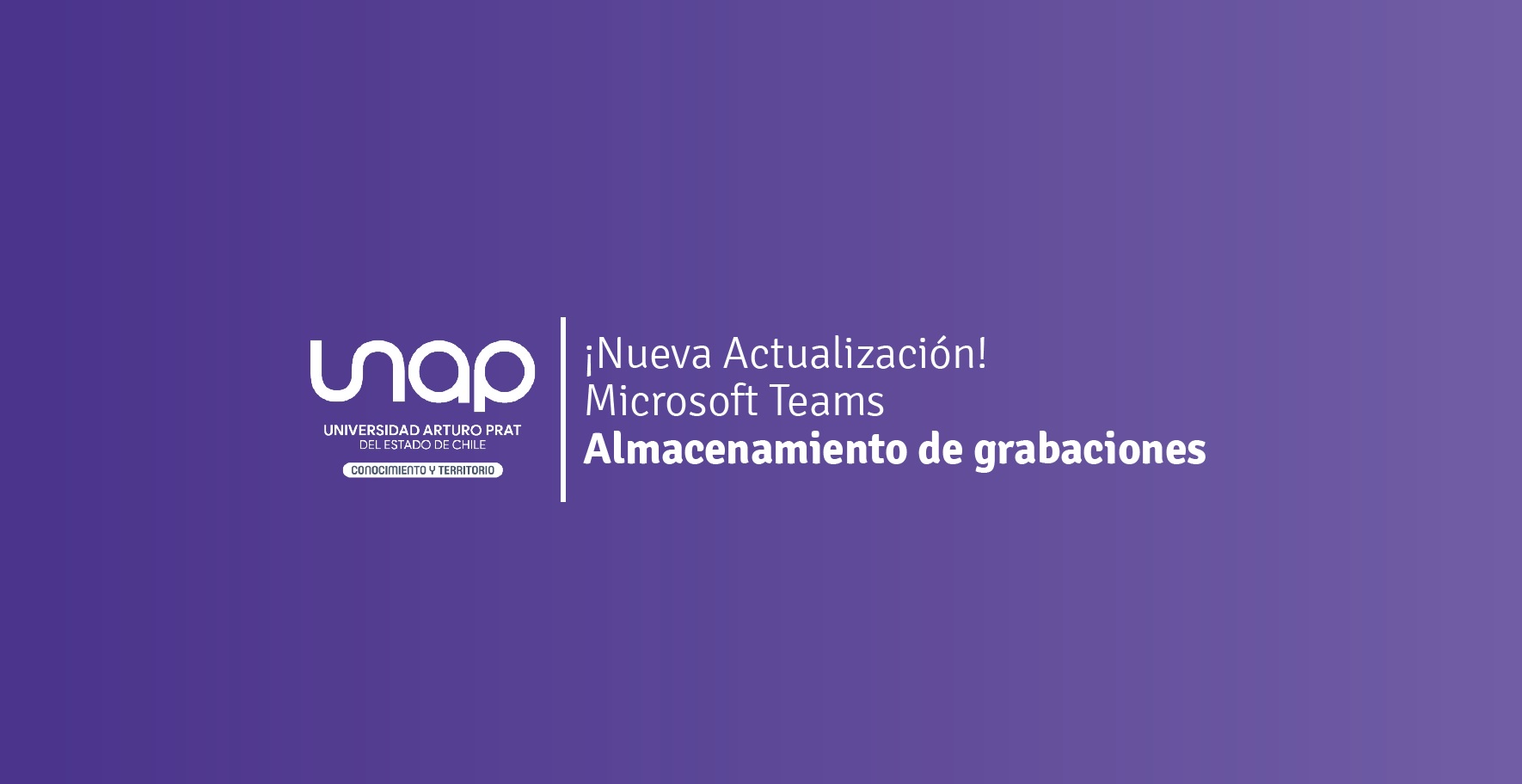 ¡Nueva Actualización! Almacenamiento de grabaciones