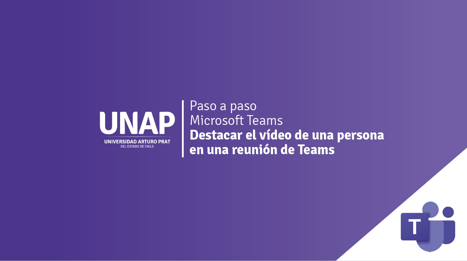 Destacar el vídeo de una persona en una reunión de Teams