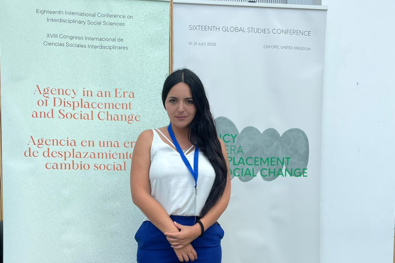 Doctoranda del DOET participó en el XVIII Congreso Internacional de Ciencias Sociales Interdisciplinares realizado en Oxford, Reino Unido