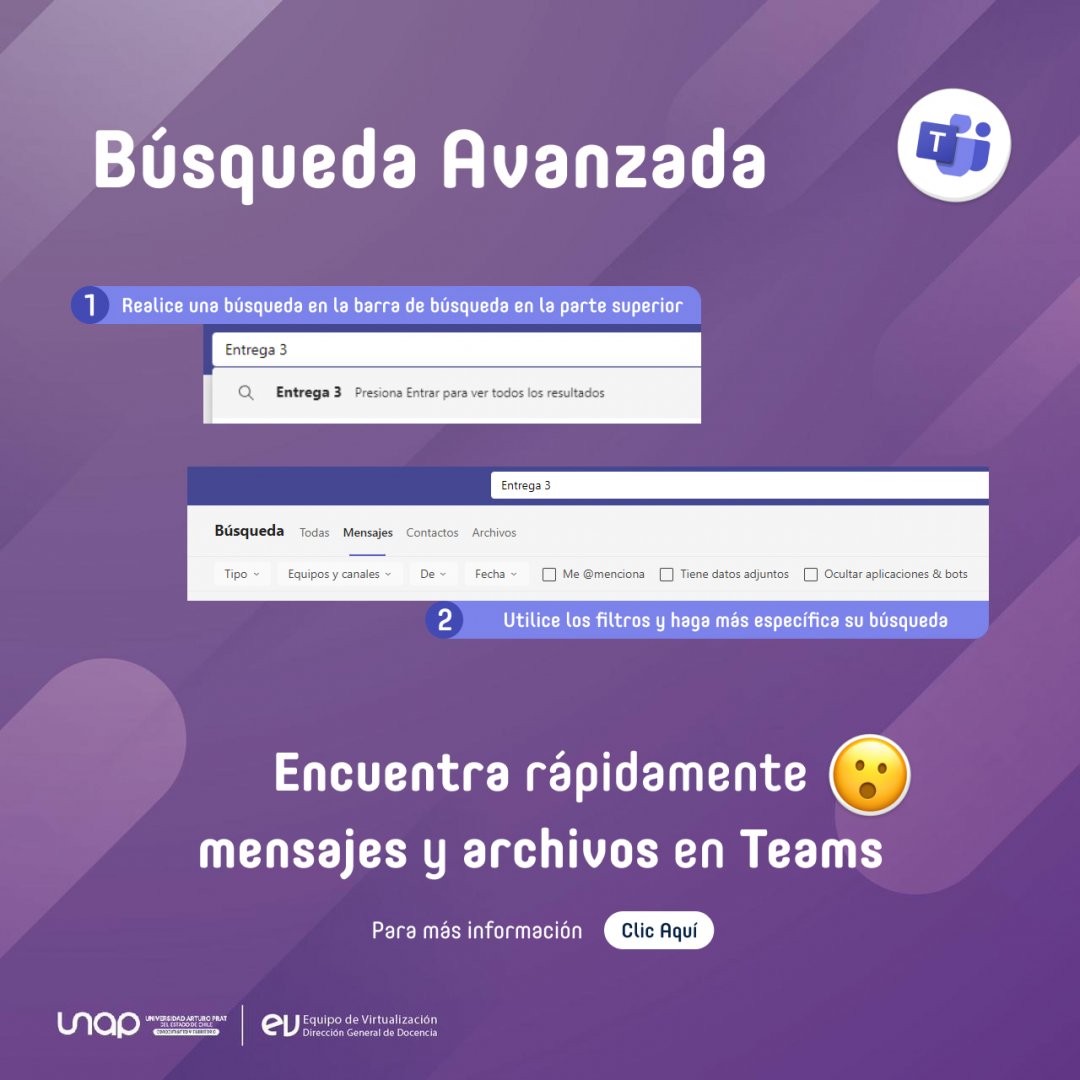 Búsqueda Avanzada #MicrosoftTeams
