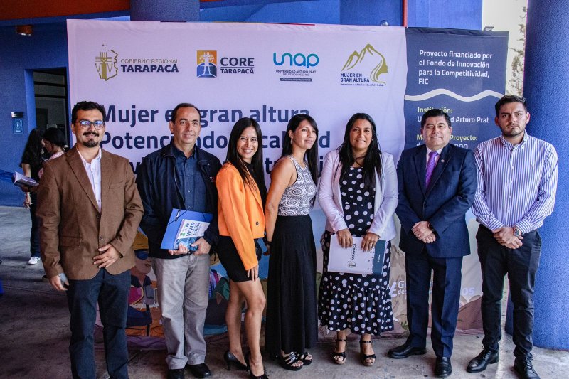 Concurrida asistencia tuvo el lanzamiento del proyecto FIC 'Mujer en gran altura: potenciando la calidad de vida, salud y trabajo' que ejecuta el CEIMA de la UNAP